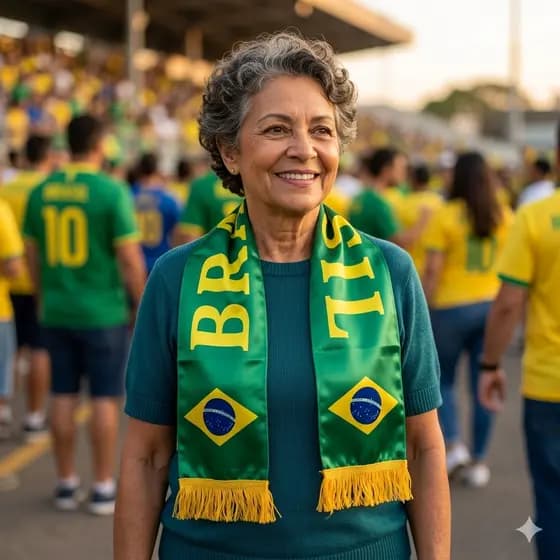 Cachecol Brasil torcida copa do mundo enfeite decorativo