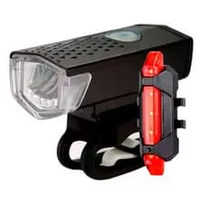 Farol Bike Frontal Lanterna Pisca Traseiro Recarregavel