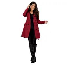 Sobretudo Casaco Feminino Trench Coat Tendencia Inverno