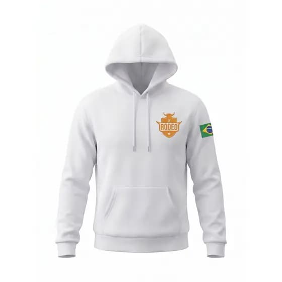 Blusa De Frio Moletom Country Sertanejo Com Capuz Casual Top