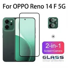 2 Em 1 Película OPPO Reno 14F 5G Tela De Vidro Temperado Para OPPO A5 A5X A3 A3X Pro 5G Lente De Câmera De Filme