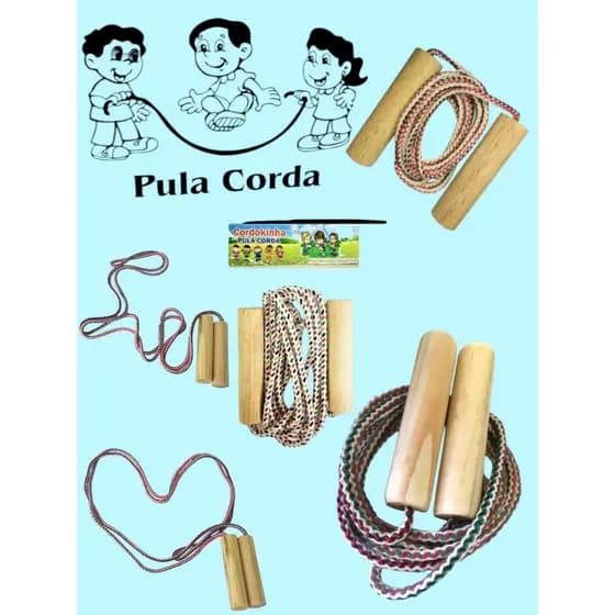 15 Corda De Pular Brinquedo Infantil Kit Festa Junina Lembrancinha Aniversário Prenda Quermesse