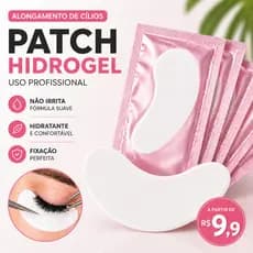 Pad Hidrogel para Extensão de Cílios Profissional Não Irrita Hidratante