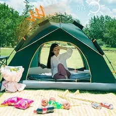 Barraca Camping 3-4 Pessoas Automatica Impermeavel 2000mm 210*200*135CM