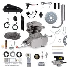 JOYFOX Kit Completo Motor Para Bike 80 Cilindradas Bicicleta Motorizada