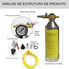 Garrafa Injetora 141 Para Limpeza Sistema De Ar Condicionado