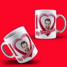 Caneca Personalizada I love My Boyfriend Dia dos Namorados Presente Com Sua Foto - MEGA PROMOÇÃO!