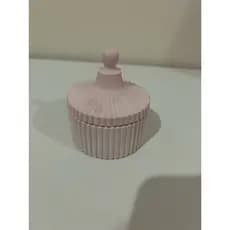 Pote com tampa organizador Rosa