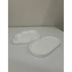 Kit bandeja branca gesso
