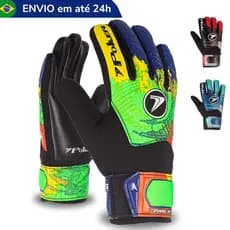 Luva Futebol Campo Poker Training Junior Goleiro Infantil Criança Jovem Juvenil Grama - Original