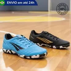 Chuteira Futsal Infantil Topper Matis Kids XXI Indoor Salão Quadra - Menino Menina