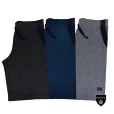 Kit 3 Bermudas Masculina Moletom Treino Short Masculino Básico Lisa Academia Sport Temos Também Kit de 5 4 2