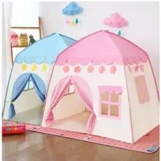 Barraca Tenda Casa Cabana Infantil Azul E Rosa Dobrável Menor Preço Promoção