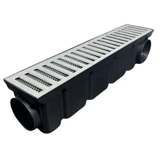 Ralo Linear 10x50 cm Grelha Alumínio Tela Anti Inseto coletor Preto Cinza Branco grande saída 75mm