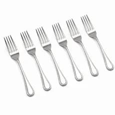 Kit 6/12/24/36 Jogo de Garfo aço inox Talher cozinha de mesa