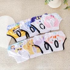 Fraldas Laváveis para Cães , Calças Fisiológicas , Estampa Fofa De Desenho Animado , Fralda Cachorro Feminino , Roupa Ín