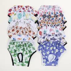 Calças Menstruais Para Cães , Cuecas Femininas Fraldas Roupa Íntima Cachorros Com Elasticidade , Toalha Menstrual Animai