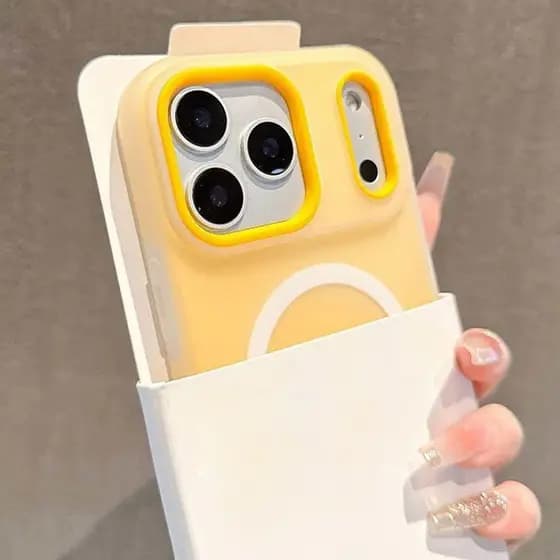 Luxo Doce Cor 2 Em 1 Caso Magnético Para iPhone 17 Ar 16 15 14 13 12 11 Pro Max Plus Capa