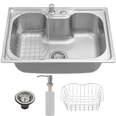 Cuba Cozinha Gourmet Pia Aço Inox 201 Acessórios Embutir