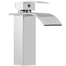 Torneira Cascata Banheiro Monocomando Bica Baixa