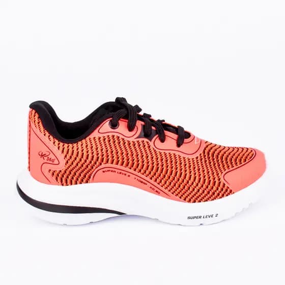 Tênis Infantil Menina K-360 Super Leve Eva Coral Ultra Conforto Juvenil Esportivo Anatômico