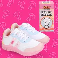 Tênis Infantil Kidy Ultra Flex Escolar Brinquedo Surpresa Calce Fácil Conforto Uso Diário