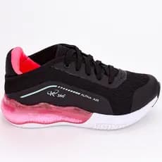 Tênis Infantil Original Confortável Esportivo Energy Alpha Air Kidy Preto Antiderrapante Macio