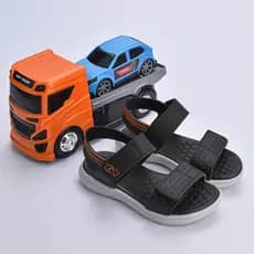 Sandália Infantil Menino Kidy Toys Baby Confortável Antiderrapante Flexível Escola Casual Anatômica