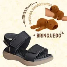 Sandália Infantil Menino Kidy Fly Capivara Agarradinha Pulseira Braço Brinquedo Conforto Anatômica