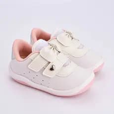 Tênis Menina Infantil Kidy Colors Equilíbrio Calce Fácil Ajustável Confortável Delicado Estiloso