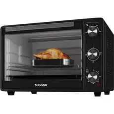Forno Elétrico Suggar 50 Litros Preto Grill Timer 60 Min Temperatura 250°C Bancada Alta Potência