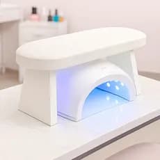 Apoio Apoiador de Mãos Manicure Branco s/estofado