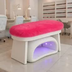 Apoio de Mão Pelúcia Nail Designer Manicure Luxo
