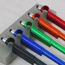 Caneta Multi Tarefa - Ponta Touch Screen & Suporte de Celular Atacado Promoção