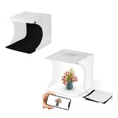 Mini Estudio Fotográfico Com Luz Led Photo Studio Usb Portatil Foto