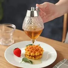 Dispensador de mel, frasco de apertar, pote de mel, dispensador de suco