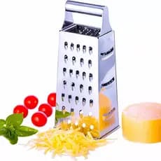 Ralador 4 Faces De Inox C/ Alça Queijos Legumes Nozes Saga