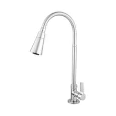 Torneira Cozinha Gourmet Flexível Mesa 2 Jatos Luxo 1/4 Volta Metal Torneira Cromada Bancada Pia Cozinha