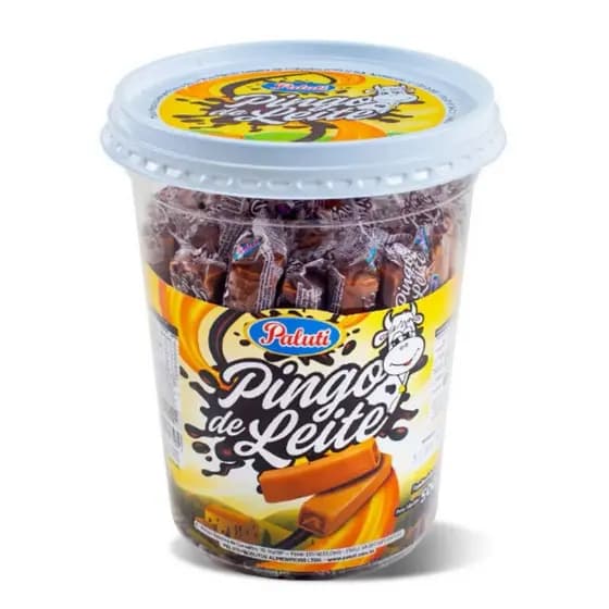 Pote Doce Pingo De Leite 500g Com 50 Unidades Paluti Festa Aniversário