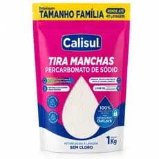Percarbonato 100% Puro Tira Manchas Roupas Brancas e Coloridas