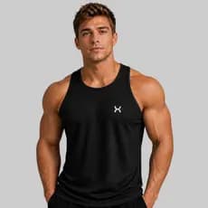 Camiseta Regata Masculina Academia Treino Blusa Fitness Longline Corrida Cavada Casual Olimpica Esportiva Unissex Sport