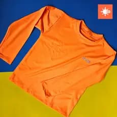 Camisa com Proteção Solar e UV Infantil Camiseta e Blusa Manga Longa Menino e Menina de Praia e Esportiva