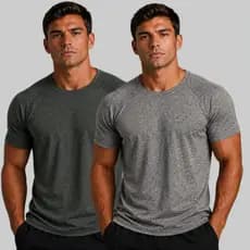 Kit 2 Camiseta Masculina Camisa Raglan  Bombey DryFit  Blusa Básica  Treino Masculino Academia Unissex