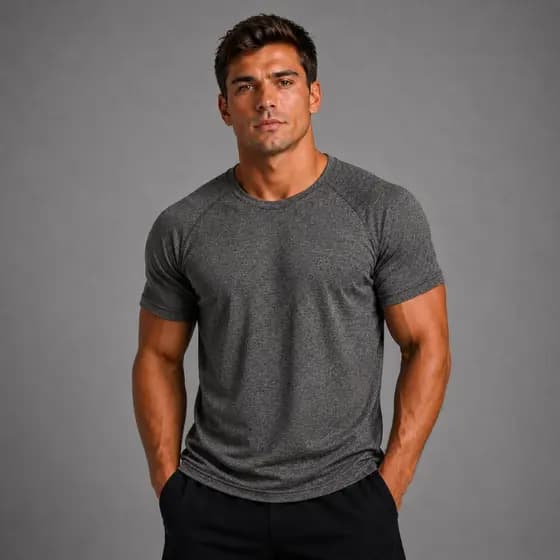 Camiseta Masculina Camisa Manga Curta Raglan Bombey Dry Fit  Treino Masculino Academia  Esportiva