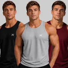 KIT 3 Camisetas DRY FIT Masculina Premium Blusa Regata Fitness Camisa Treino Academia
