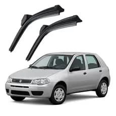 Par Palheta Palio 2004 a 2015 Limpador Parabrisa Silicone Premium Pronta Entrega Envio Rápido