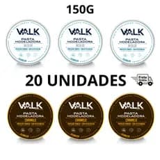 Kit 20 Pomada Modeladora Valk Varios Modelos 150g Revenda Barbearia Atacado Efeito Brilho