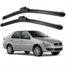 Par Palheta Limpador Parabrisa Fiat Siena 2001 a 2018 Encaixe Gancho Frete Grátis Full 20-20