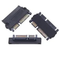 SFF-8482 SAS para SATA 3.0 Adaptador 22Pin SATA para SATA Conector Conversor Reto 180 Graus Vertical 90 Graus Riser para HDD SSD