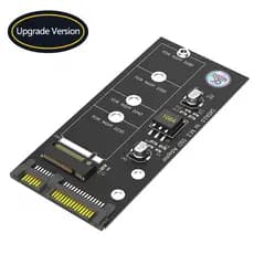 M.2 NGFF SSD para SATA 3 3.0 Conversor de Cartão Adaptador B B & M Chave para 2230 2242 2260 2280 M.2 Protocolo SATA Unidade de Disco de Estado Sólido SSD